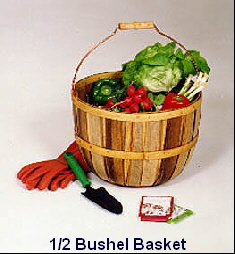 1/2  Bushel Basket